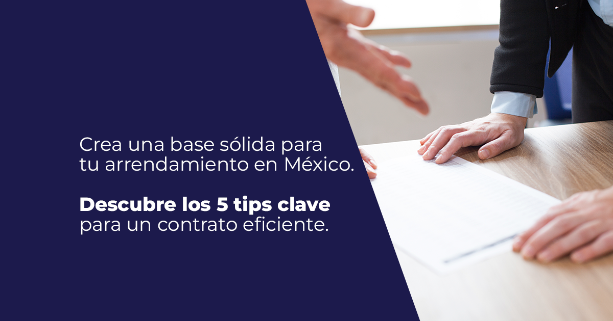 como hacer un contrato de arrendamiento en mexico